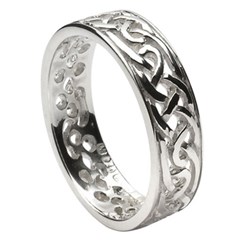 Filagree Celtic Yellow Gold Wedding Ring - Celtic Wedding Rings - Rings ...