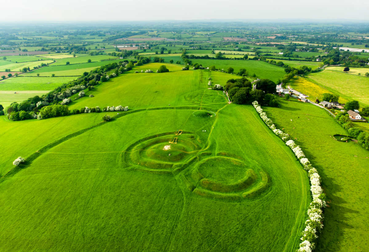 Hill of Tara in County Meath, Ireland