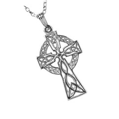 Medium Filigree Silver Celtic Cross