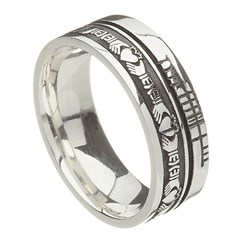 Claddagh Faith Silver Band