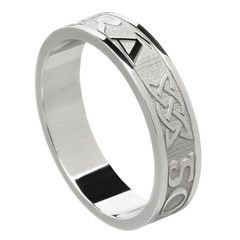 Love Forever White Gold Wedding Ring