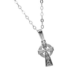 Small Traditional Silver Celtic Cross