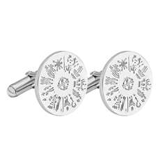 History Of Ireland Silver Cufflinks