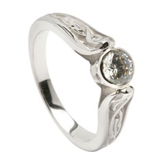 Diamond Le Cheile White Gold Engagement Ring